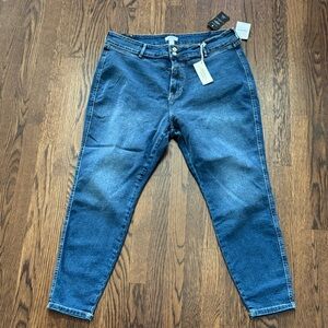 FOREVER 21 The Up Lyfter Premium Blue Denim Pants